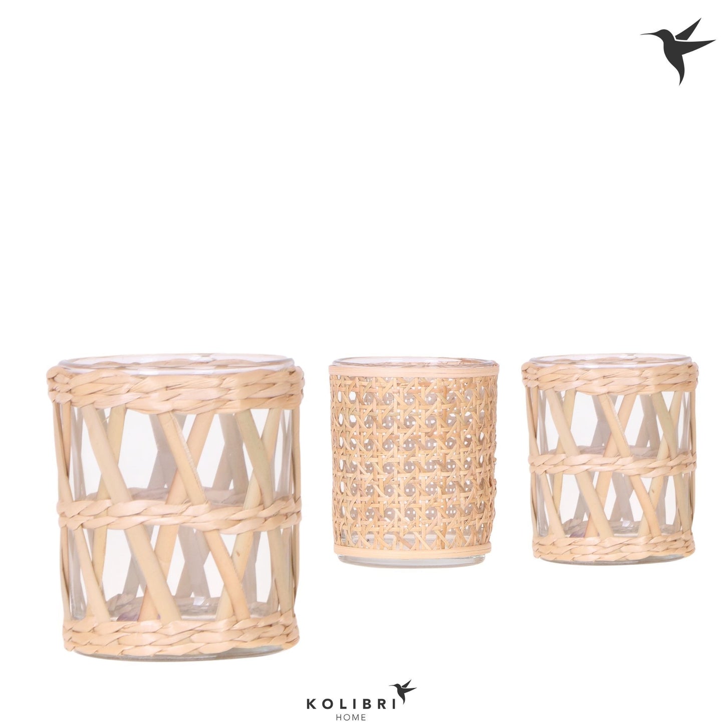Kolibri Home Rotan pot mix 13cm 9cm Pot