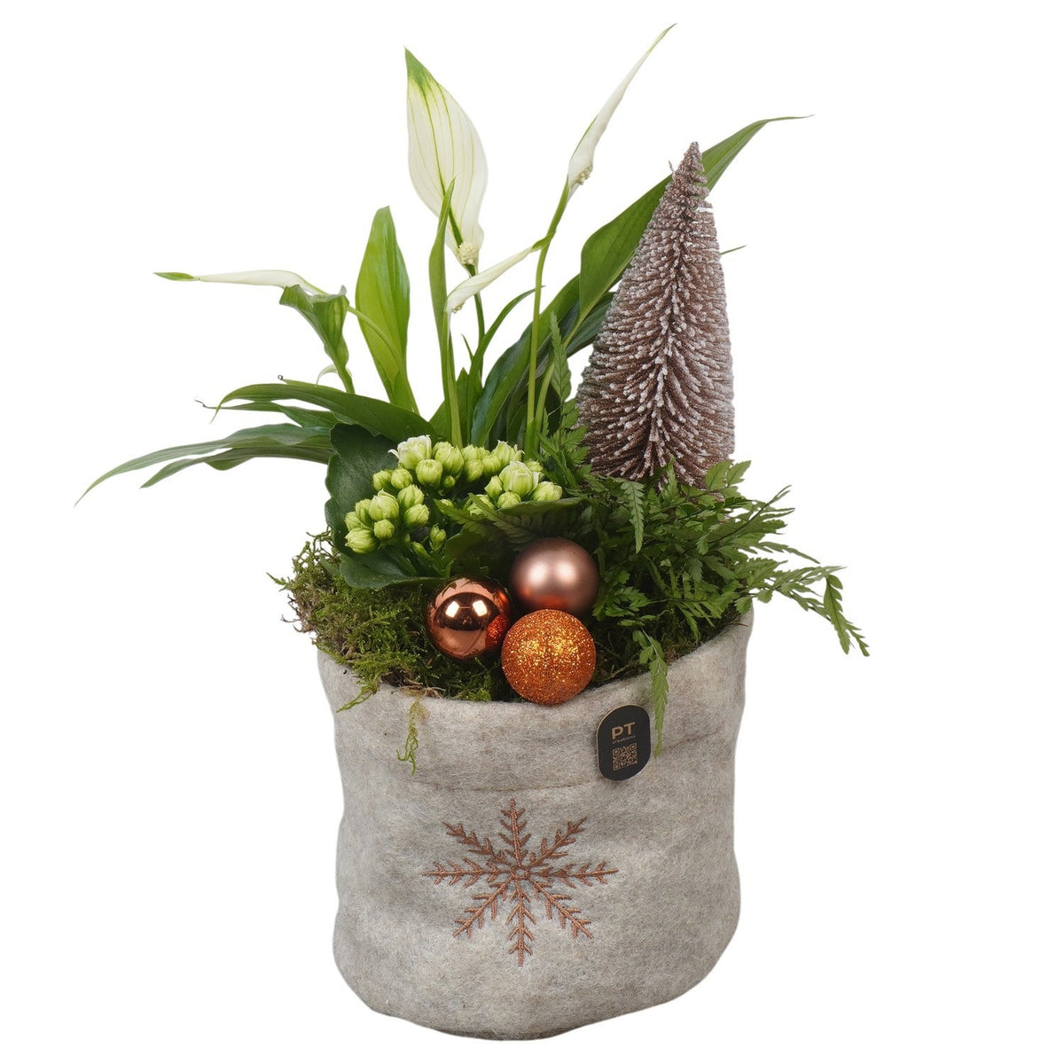 Christmas arrangement 33cm 15cm Pot