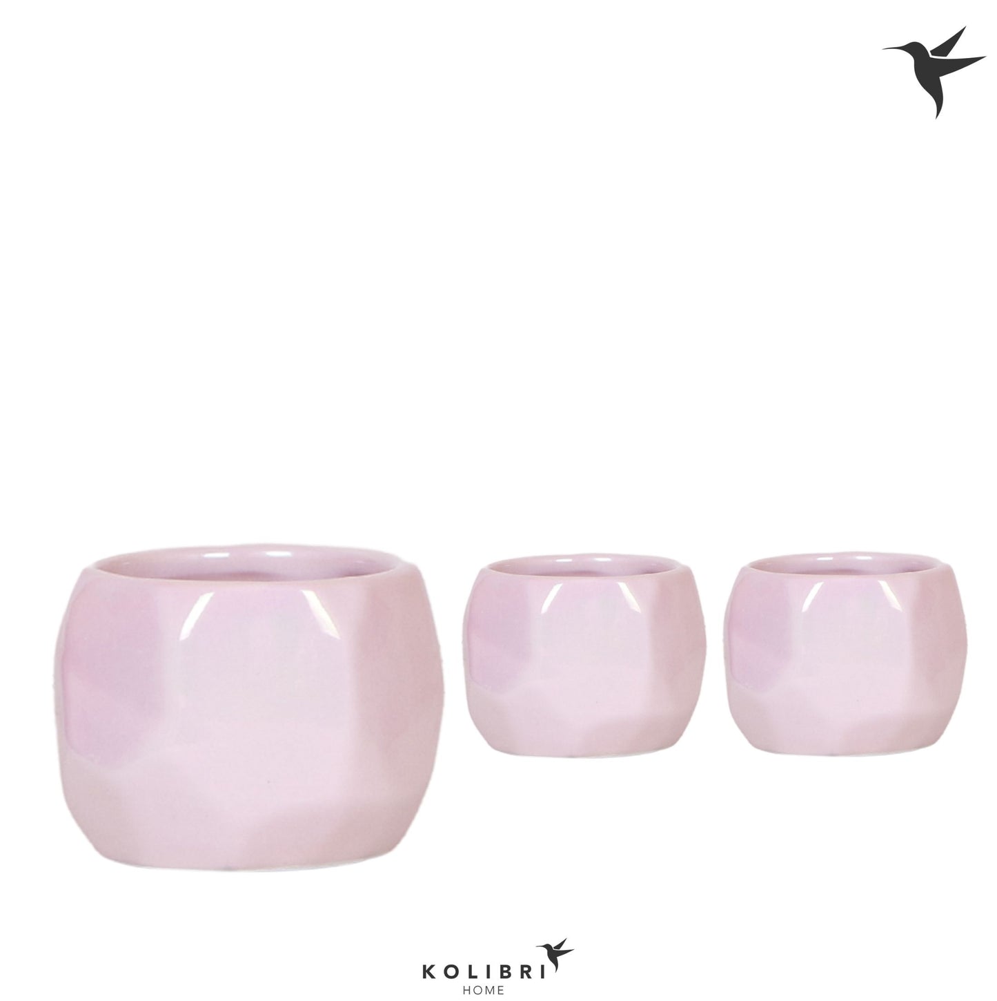 OK Plant Kolibri Home Pearl pot pink Pack of 12