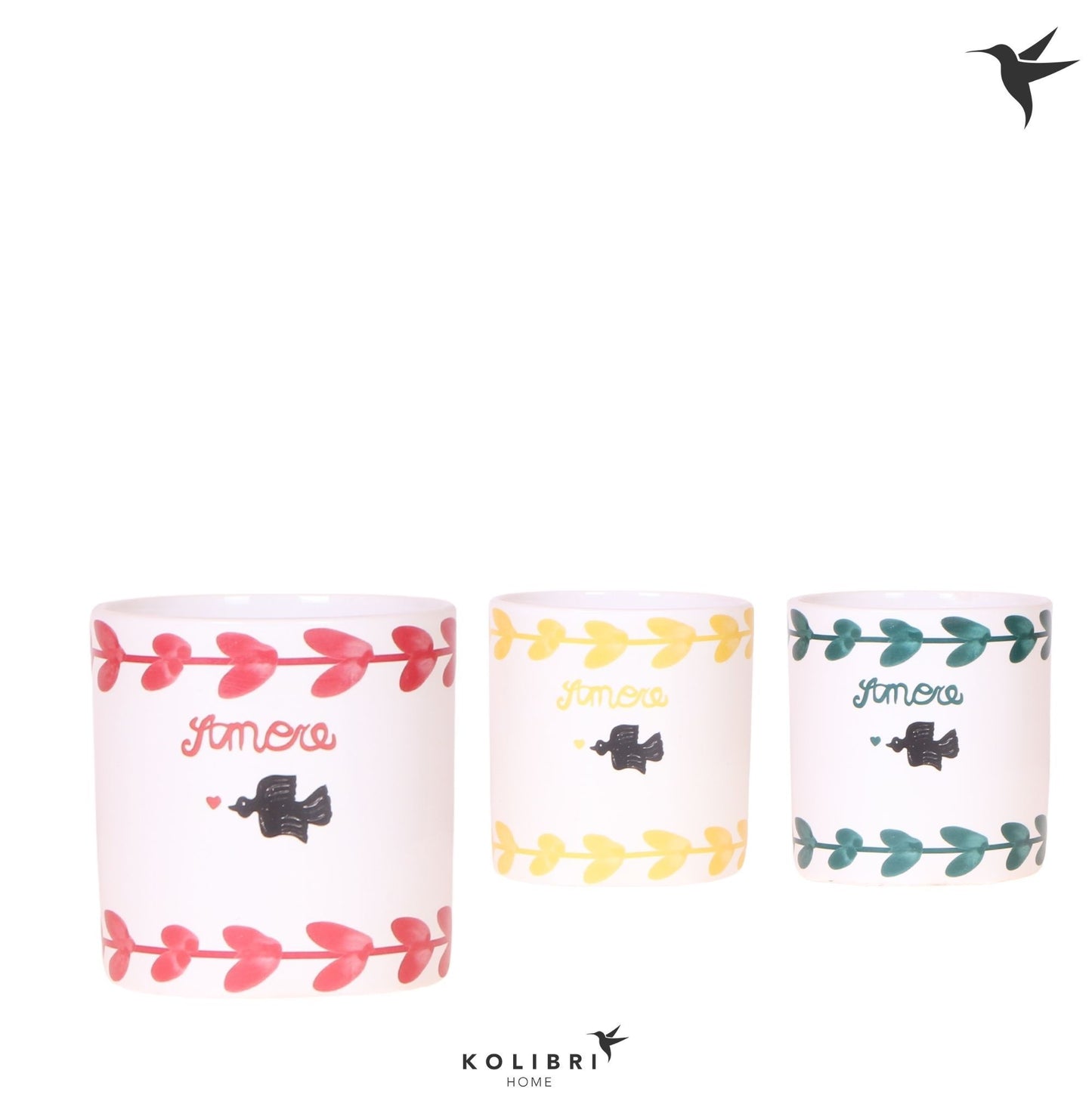 OK Plant Kolibri Home Amore pot mix Pack of 8