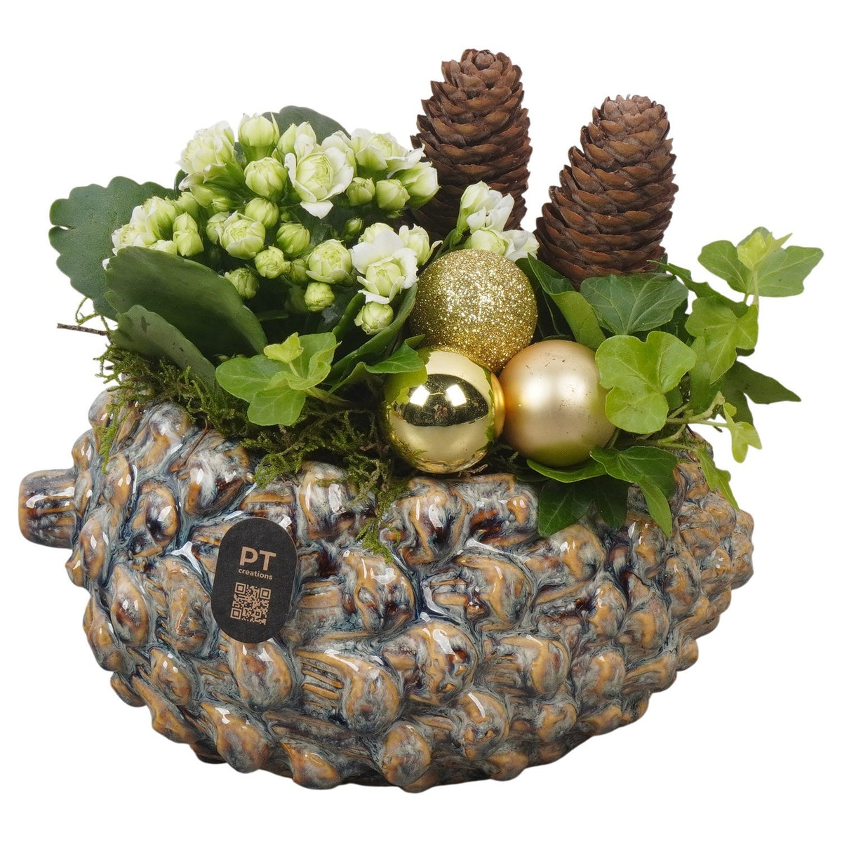 Christmas arrangement 17cm 19cm Pot