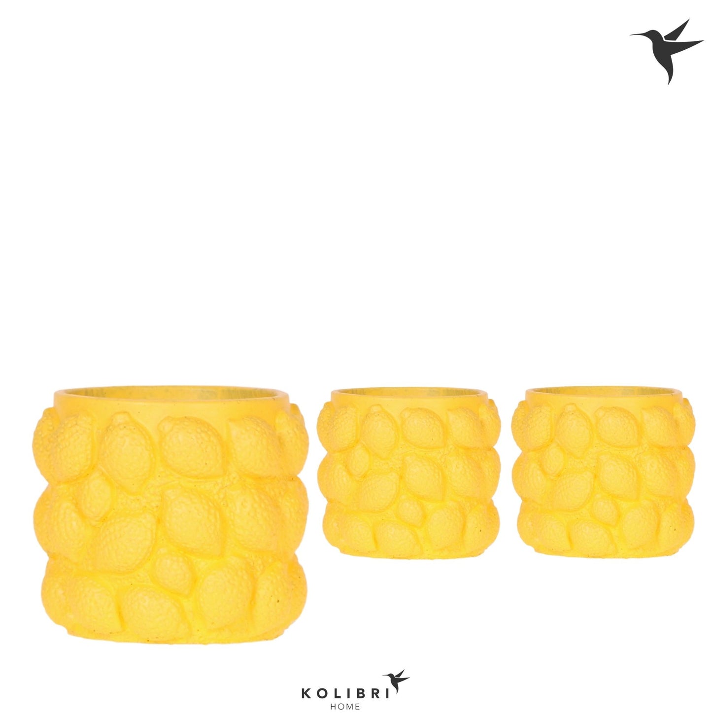Kolibri Home Citrus pot yellow 11cm 9cm Pot
