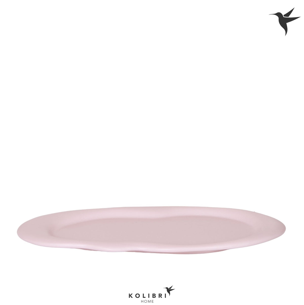 Kolibri Home Cloud plate pink 4cm 18cm Pot