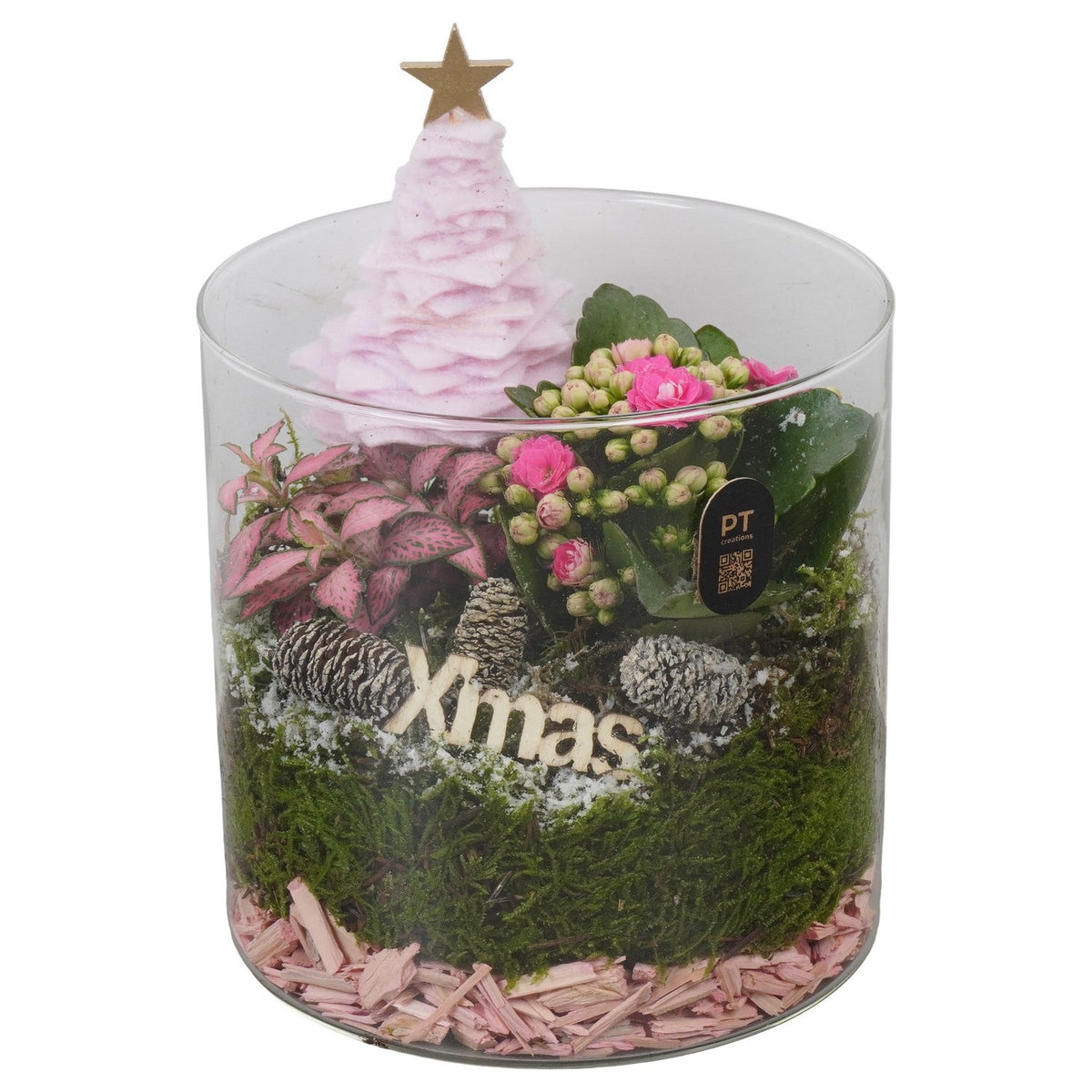 Christmas arrangement 18cm 15cm Pot