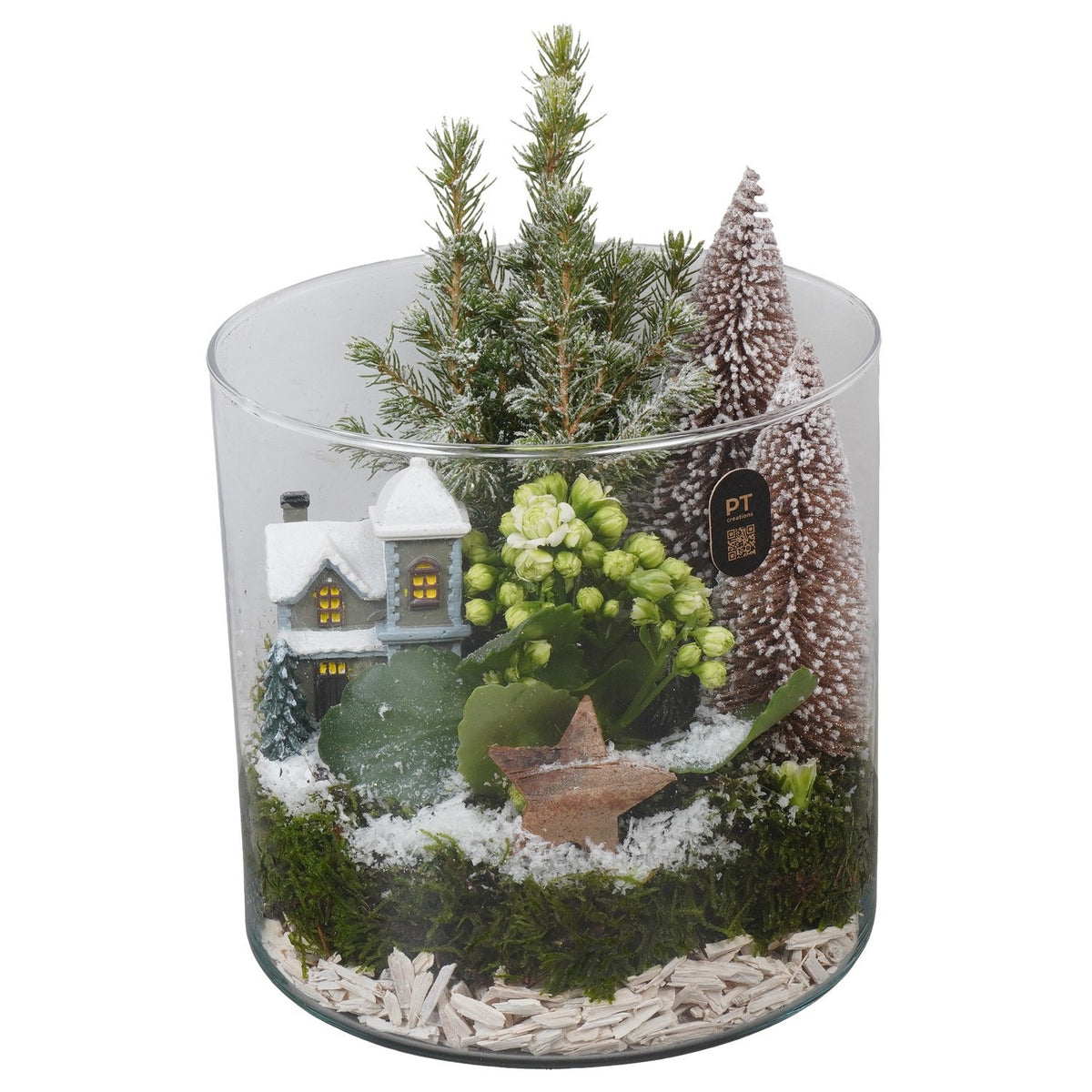 Christmas arrangement 26cm 19cm Pot