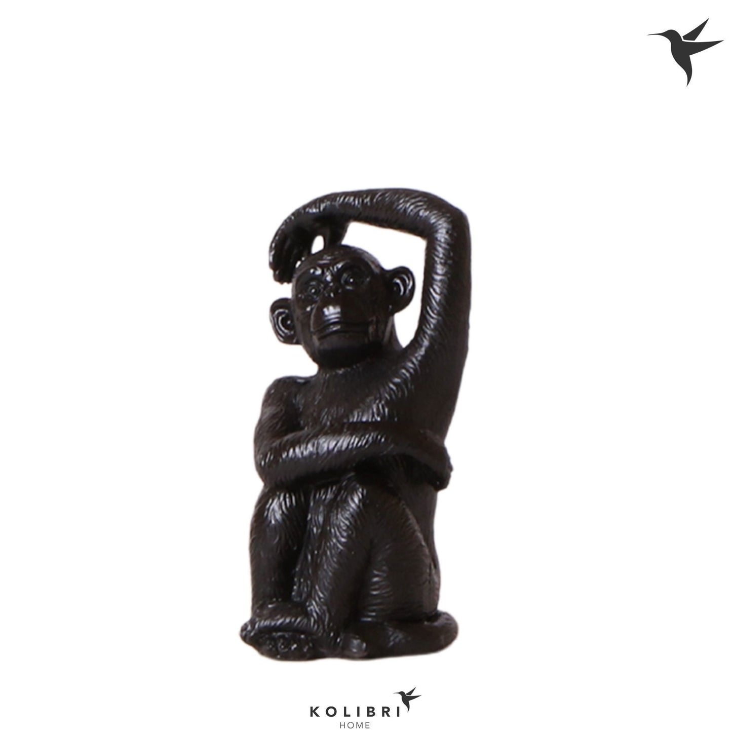 Kolibri Home Monkey Sitting black 12cm 12cm Pot