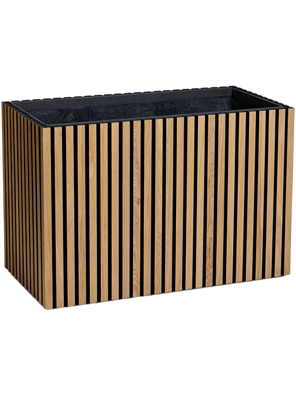 Acoustic Plant Pot 75cm Height 38cm Dia Planter Wood Rectangular