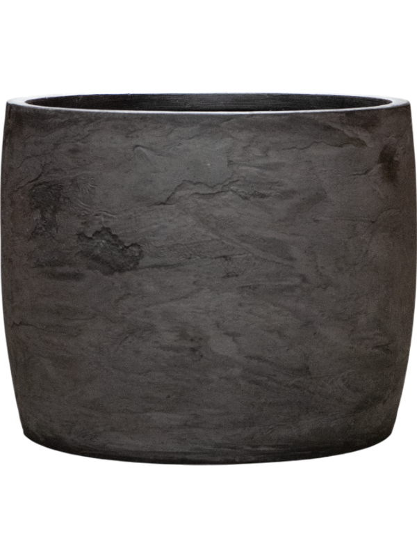 Baq Algar Plant Pot 40cm Height 43cm Dia Barrel Grey