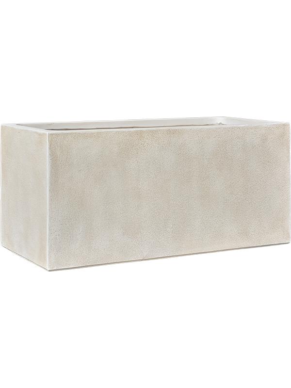 Antwerp Plant Pot 37cm Height 32cm Dia Rectangle Planter Beige