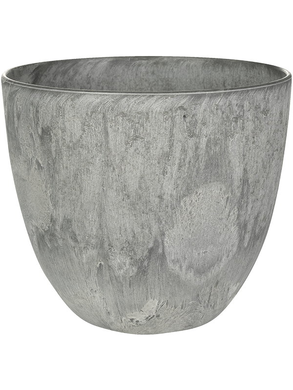 Artstone Plant Pot 15cm Height 16cm Dia Bola Pot Grey
