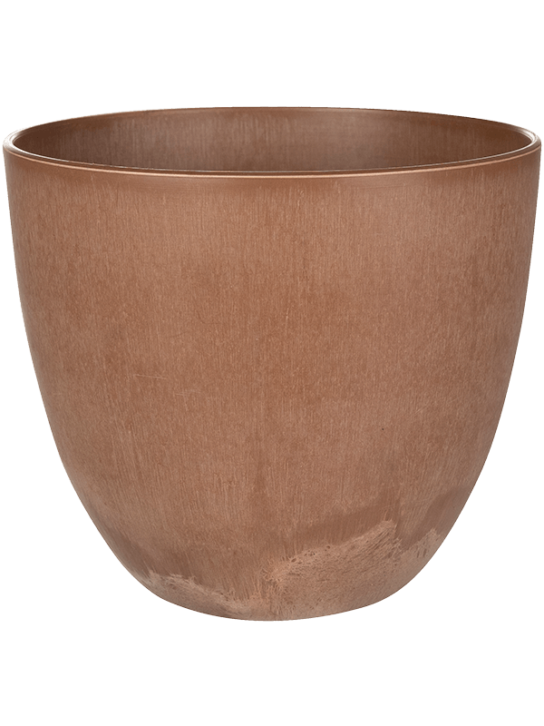 Artstone Plant Pot 15cm Height 16cm Dia Bola Pot Oak