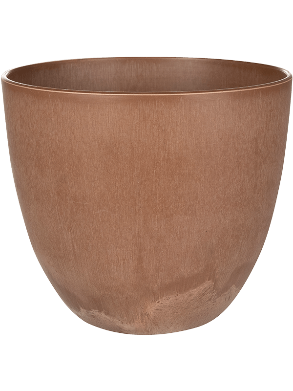 Artstone Plant Pot 20cm Height 22cm Dia Bola Pot Oak
