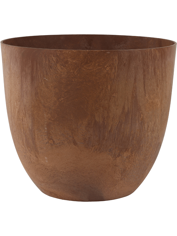 Artstone Plant Pot 38cm Height 42cm Dia Bola Pot Oak