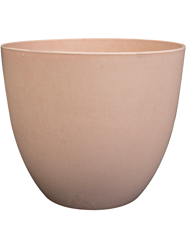 Artstone Plant Pot 24cm Height 27cm Dia Bola Pot Soft Pink