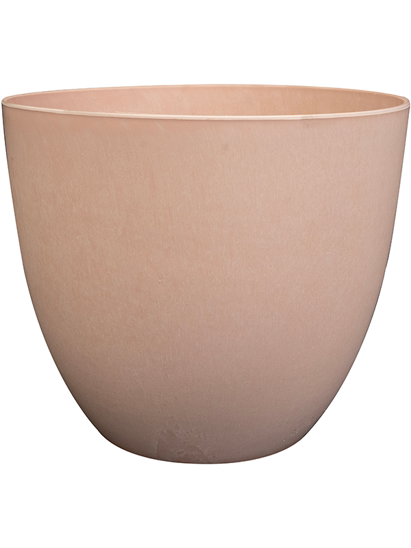 Artstone Plant Pot 29cm Height 32cm Dia Bola Pot Soft Pink