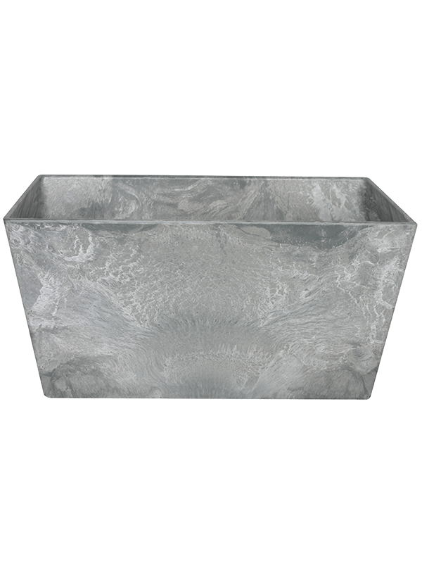 Artstone Plant Pot 12cm Height 24cm Dia Ella Bowl Grey