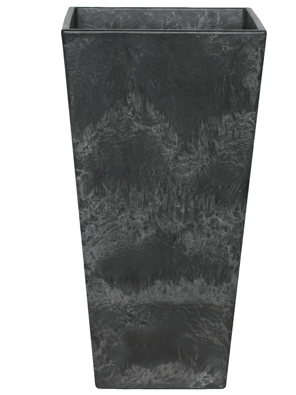 Artstone Plant Pot 70cm Height 33cm Dia Ella Vase Black