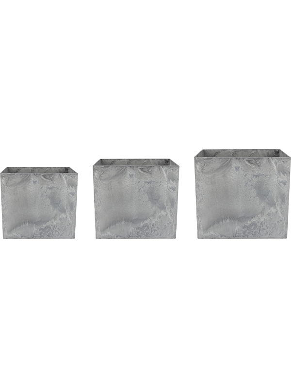 Artstone Plant Pot 33cm Dia Maud Pot Grey (set of 3)