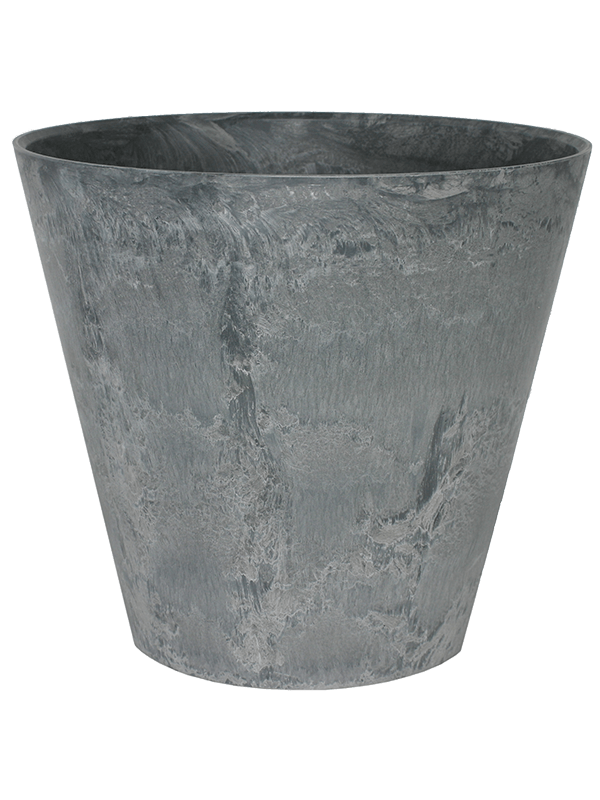 Artstone Plant Pot 29cm Height 32cm Dia Claire Pot Grey