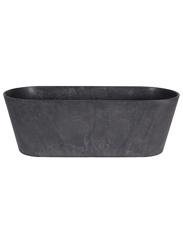 Artstone Plant Pot 17cm Height 15cm Dia Claire Balcony Black