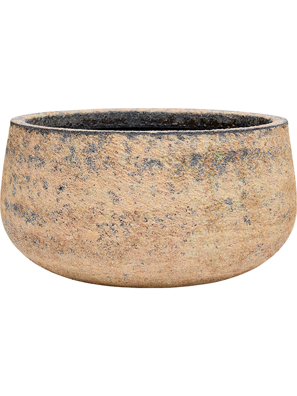 Baq Atlas Plant Pot 20cm Height 36cm Dia Bowl Brown