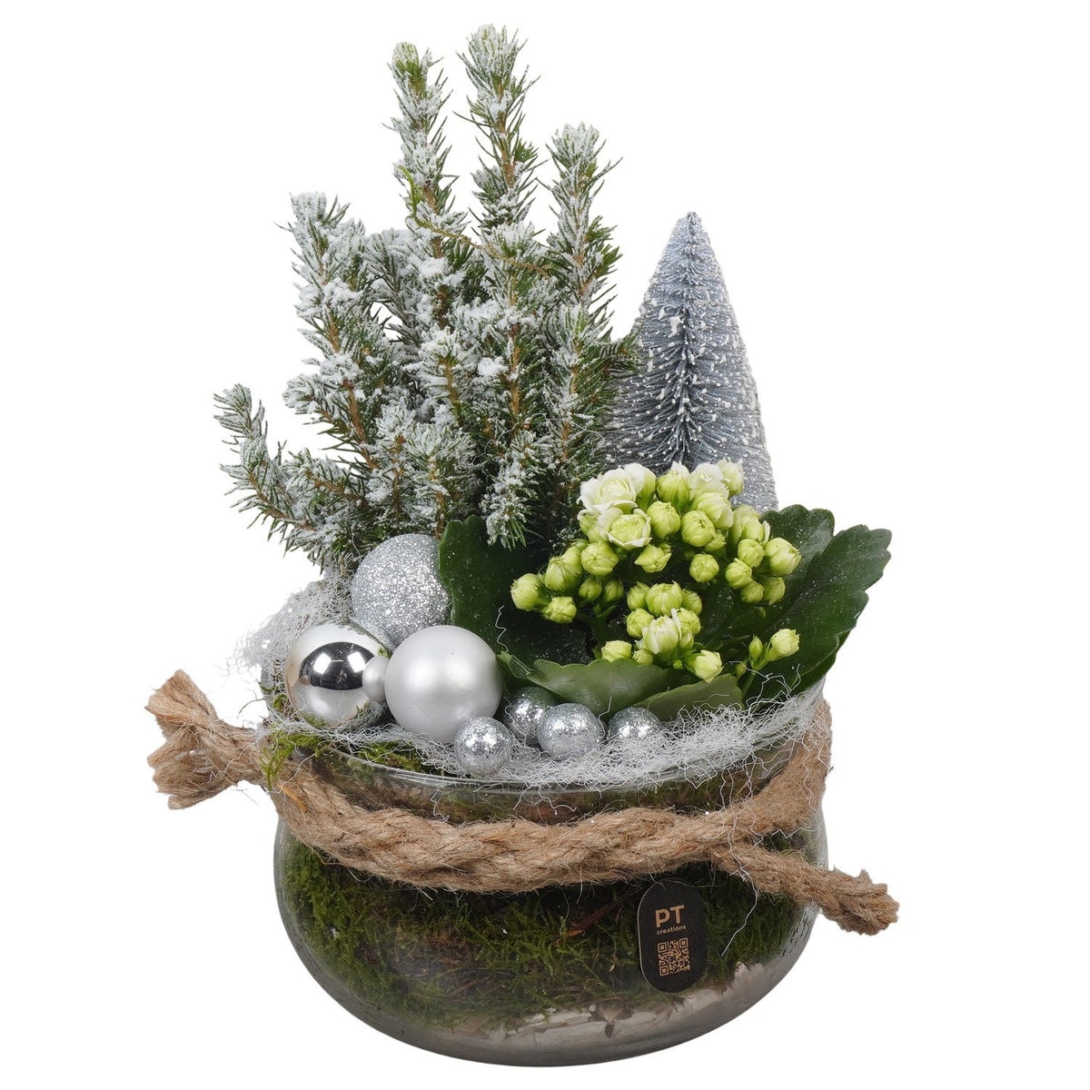Christmas arrangement 27cm 15cm Pot