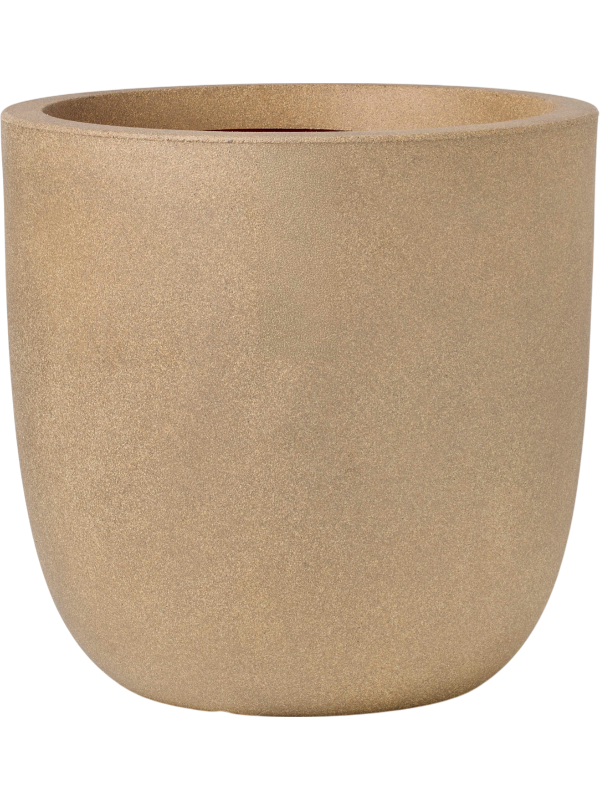 Capi Urban Smooth NL Plant Pot 34cm Height 30cm Dia Planter Ball Beige