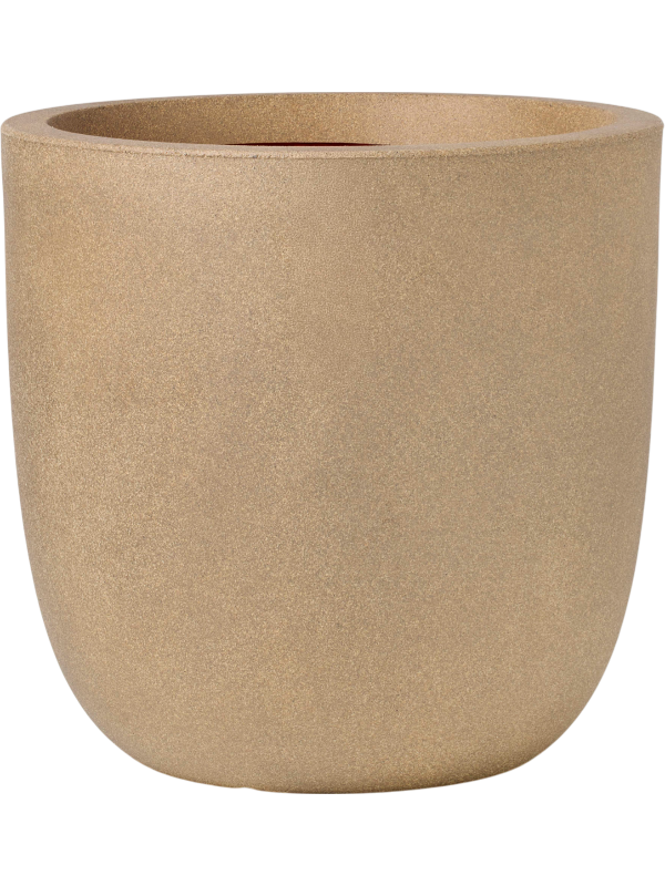 Capi Urban Smooth NL Plant Pot 52cm Height 48cm Dia Planter Ball Beige