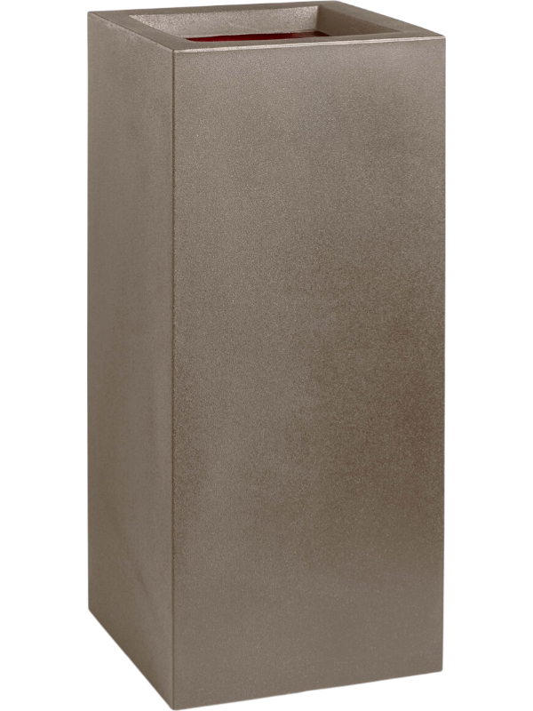 Capi Urban Smooth NL Plant Pot 79cm Height 34cm Dia Planter Rectangle Warm Taupe