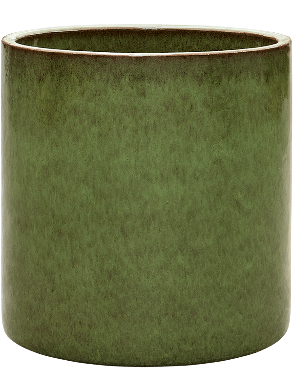 Cylinder Plant Pot 50cm Height 45cm Dia Pot Green