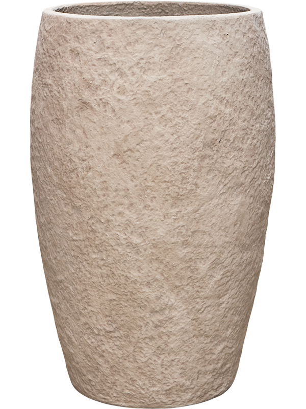 Coast Mountains Plant Pot 57cm Height 28cm Dia Pot Khaki