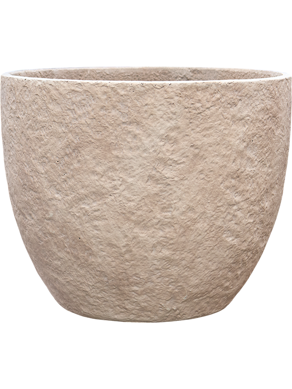 Coast Mountains Plant Pot 40cm Height 45cm Dia Planter Khaki