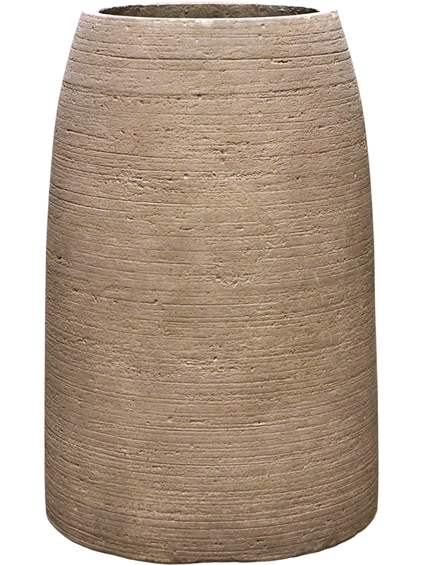 Colorado Plant Pot 50cm Height 20cm Dia Vase Chocolate Brown
