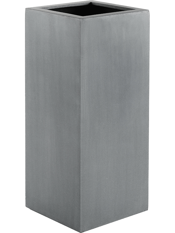Argento Plant Pot 100cm Height 33cm Dia High Cube Natural Grey