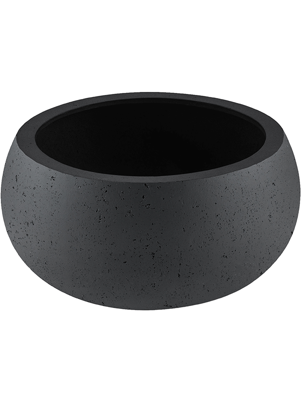 Grigio Plant Pot 13cm Height 21cm Dia Low Balloon 26 Anthracite