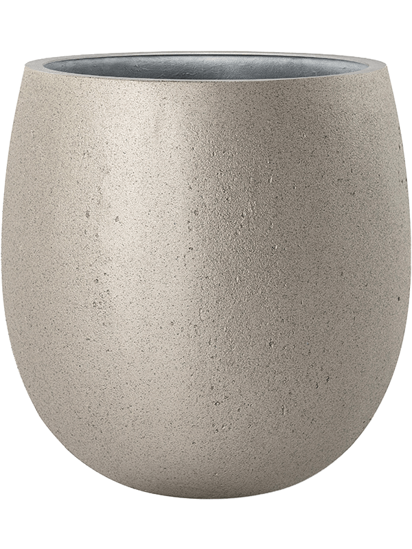 Grigio Plant Pot 55cm Height 42cm Dia Balloon Metallic Champagne