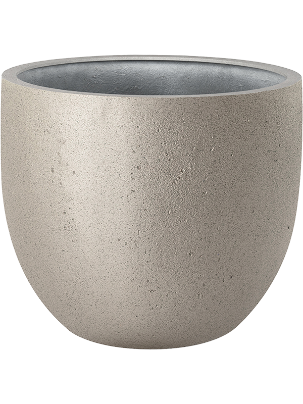 Grigio Plant Pot 31cm Height 29.5cm Dia New Egg Pot Metallic Champagne