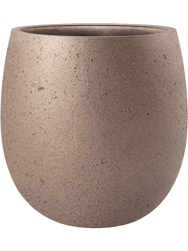 Grigio Plant Pot 30cm Height 21.5cm Dia Balloon Metallic Bronze