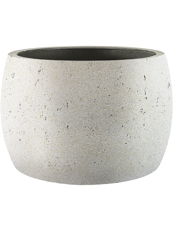 Grigio Plant Pot 67cm Dia Modern Bowl Antique White
