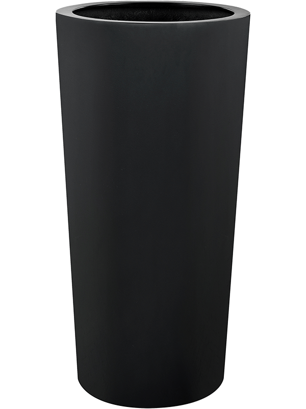Argento Plant Pot 90cm Height 39cm Dia Vase Black