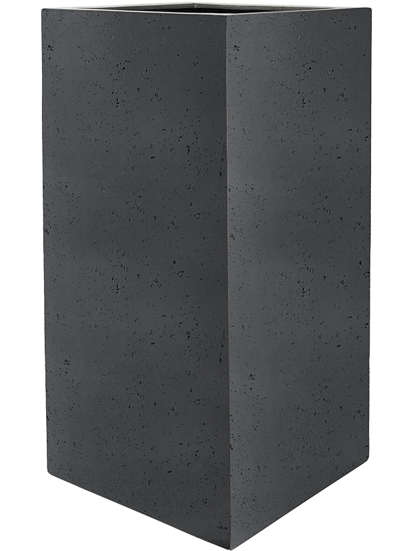 Grigio Plant Pot 80cm Height 24cm Dia High Cube Anthracite