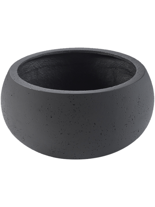 Grigio Plant Pot 18cm Height 30cm Dia Low Balloon Anthracite