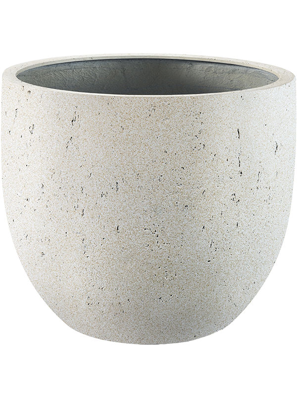 Grigio Plant Pot 54cm Height 56cm Dia New Egg Pot Antique White