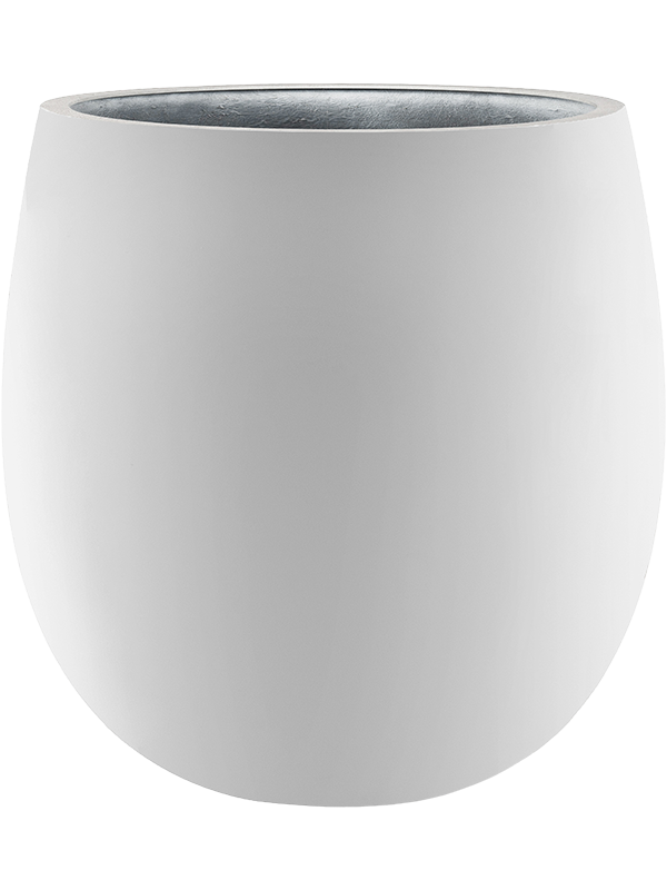 Argento Plant Pot 55cm Height 42cm Dia Balloon Matt White