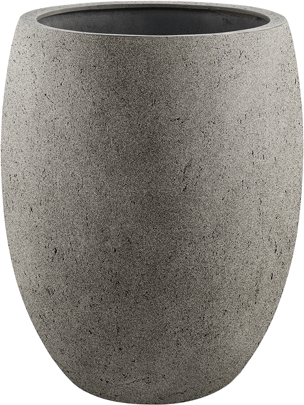 Grigio Plant Pot 68cm Height 43cm Dia Tall balloon Natural Concrete