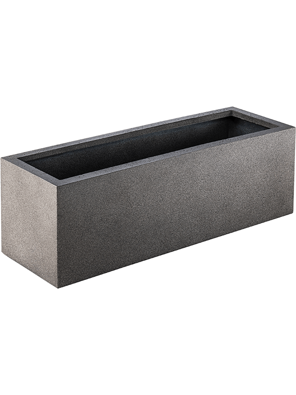 Grigio Plant Pot 15cm Dia Small Box Natural Concrete