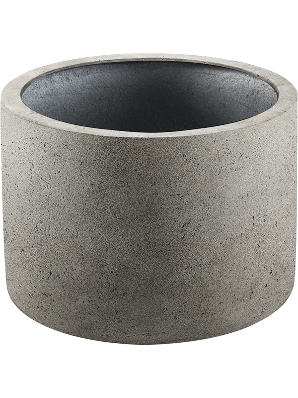 Grigio Plant Pot 32cm Height 47cm Dia Cylinder Natural Concrete