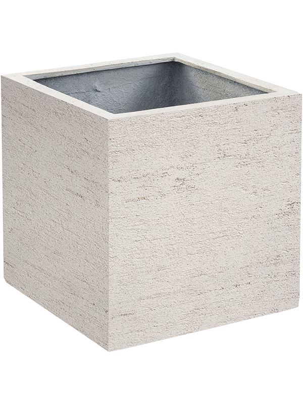 Terreno Plant Pot 30cm Height 24cm Dia Cube Sand