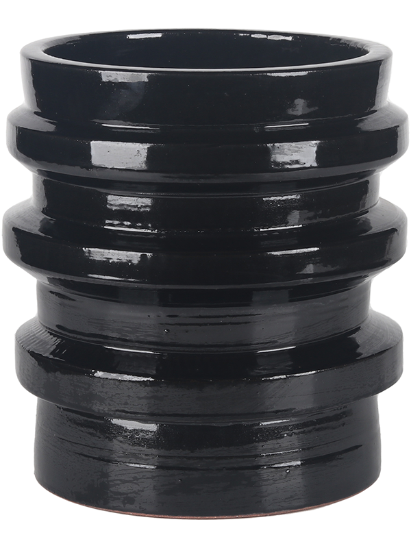 Agate Plant Pot 30cm Height 29cm Dia Pot Black