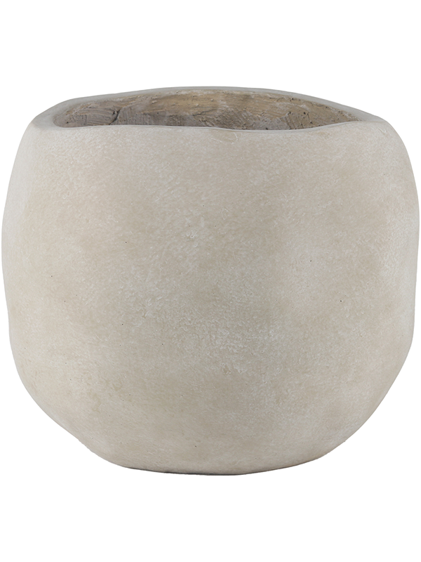 Jasper Plant Pot 45cm Height 43cm Dia Pot Light Grey